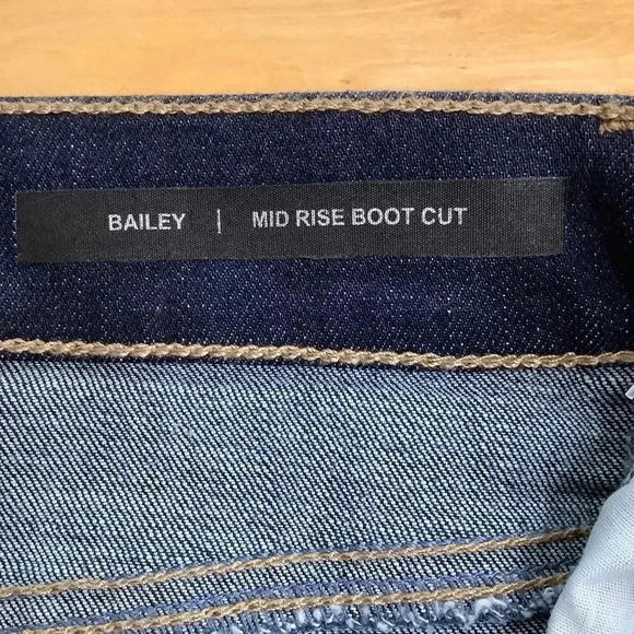 BUFFALO DAVID BITTON Bailey Mid Rise Boot Cut Jeans  Size 28 - Picture 11 of 15